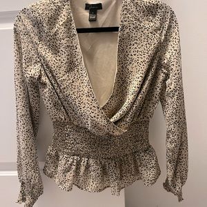 Leopard Blouse Small